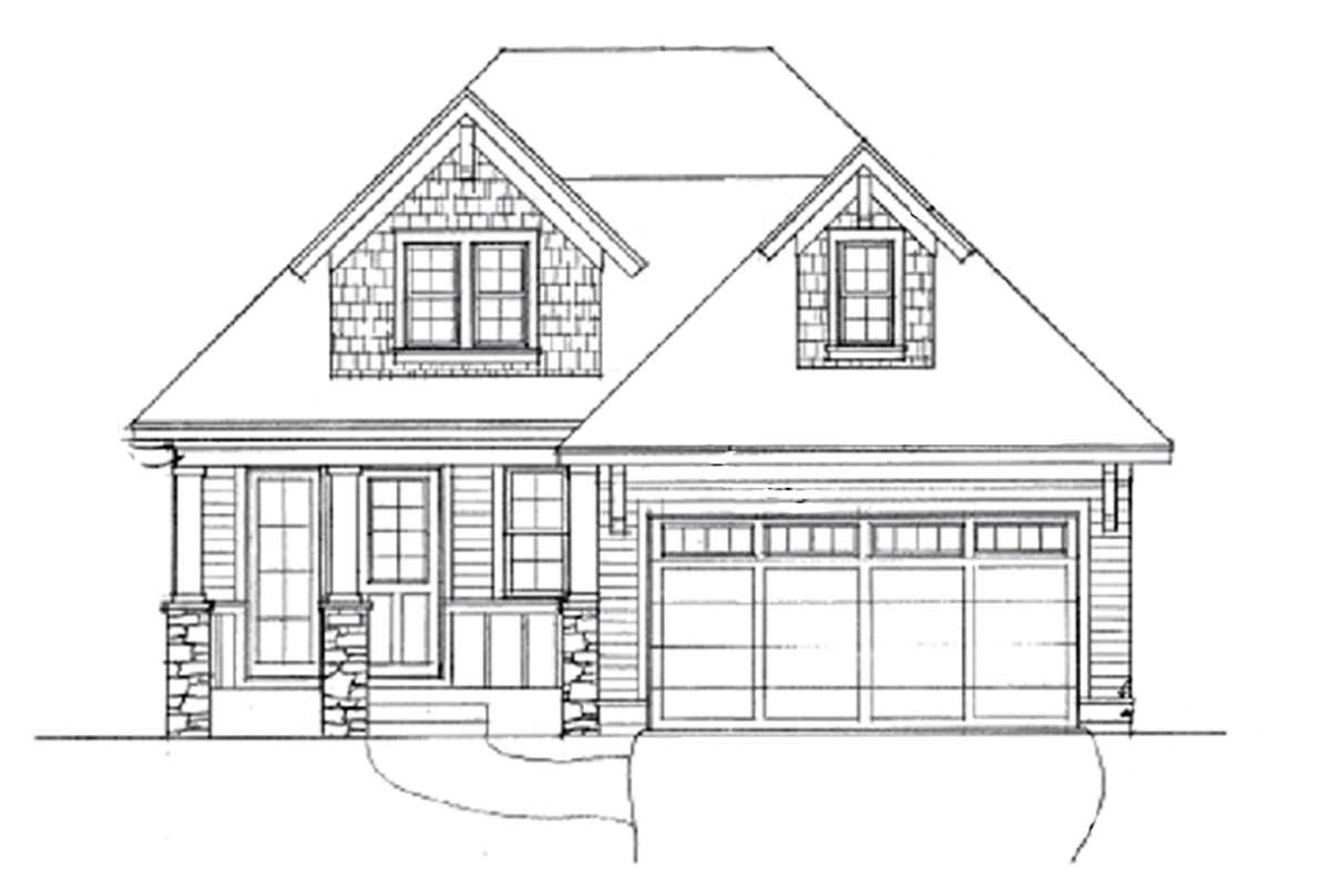 607 Gardner - House Drawing
